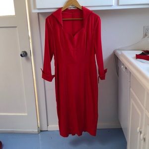 REDUCED!! MUXXN brilliant red dress